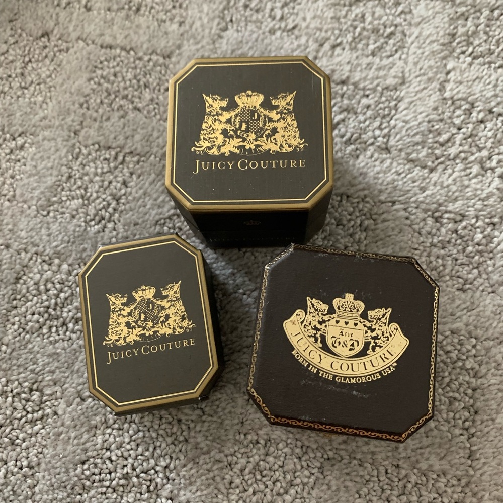 Juicy couture jewelry boxes